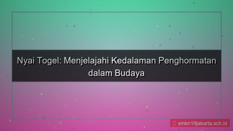 gambar NYAI TOGEL penghormatan nyaitogel