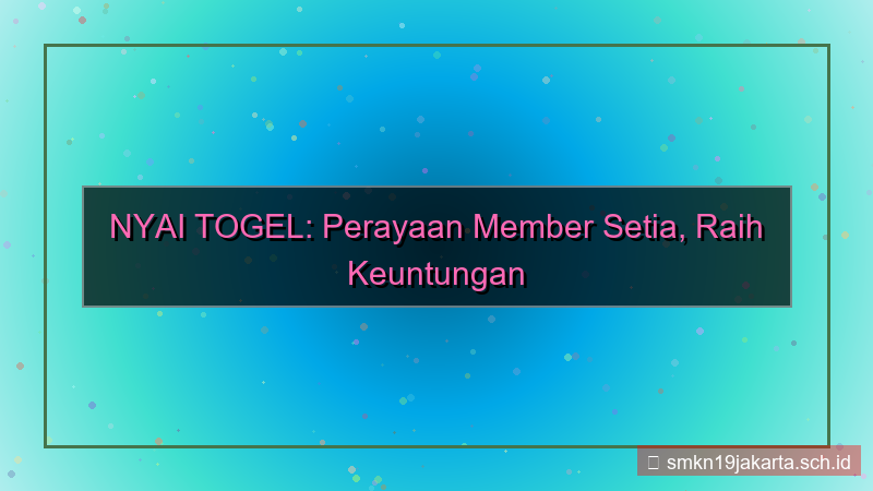 ilustrasi NYAI TOGEL perayaan member setia