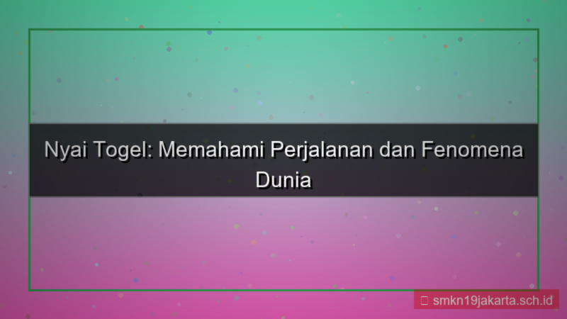 ilustrasi NYAI TOGEL perjalanan nyaitogel