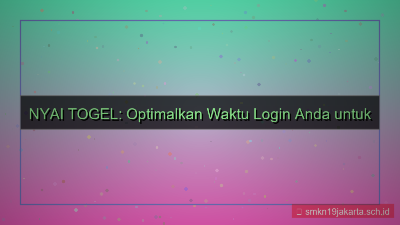 tampilan NYAI TOGEL preferensi waktu login