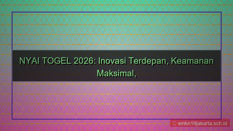 tampilan NYAI TOGEL press release 2026