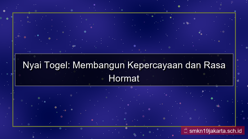 NYAI TOGEL rasa hormat nyaitogel