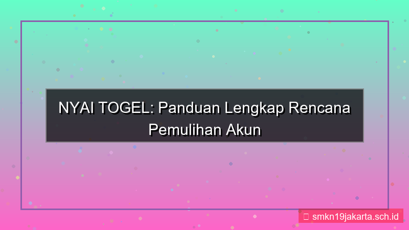 tampilan NYAI TOGEL recovery plan akun