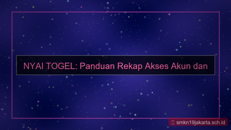 gambar NYAI TOGEL rekap akses akun