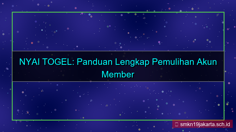 NYAI TOGEL restore akun member