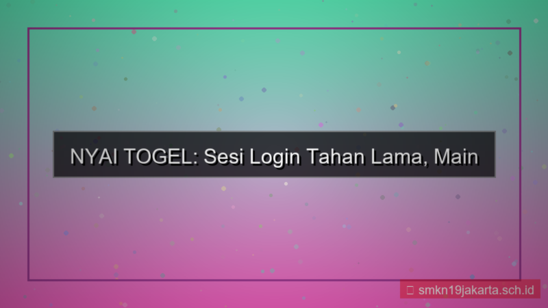 tampilan NYAI TOGEL sesi login tahan lama