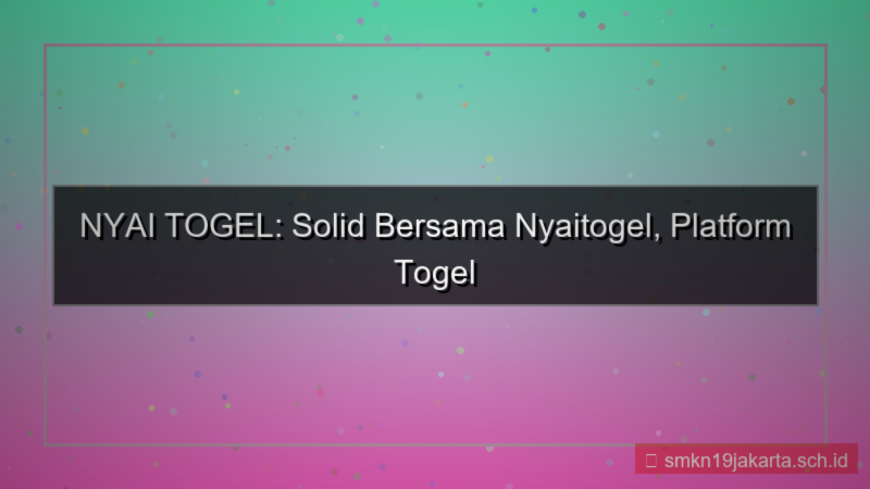 ilustrasi NYAI TOGEL solid bersama nyaitogel
