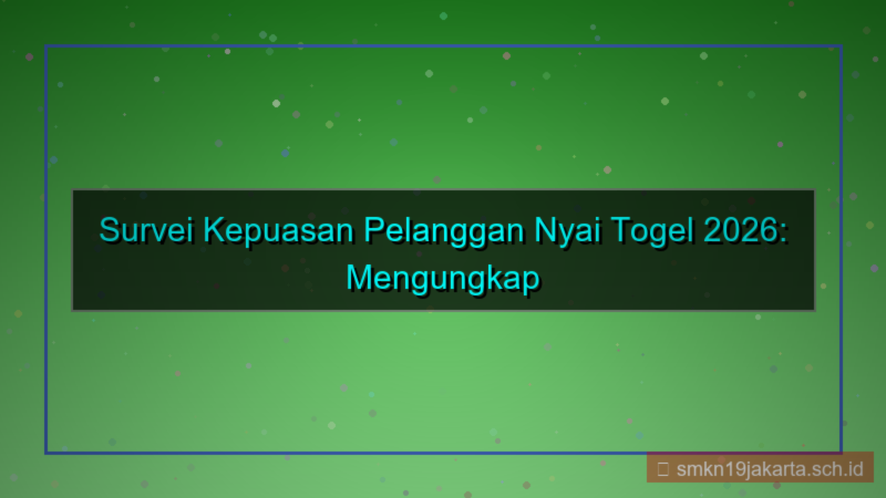 konten NYAI TOGEL survei kepuasan 2026