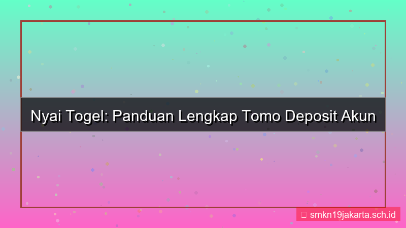 tampilan NYAI TOGEL tomo deposit akun