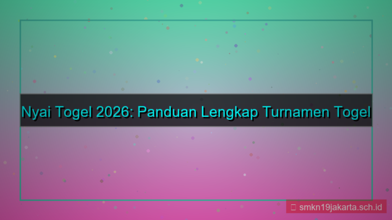 NYAI TOGEL turnamen nyaitogel 2026