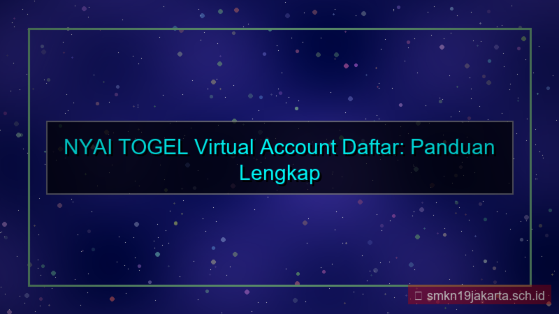 gambar NYAI TOGEL virtual account daftar