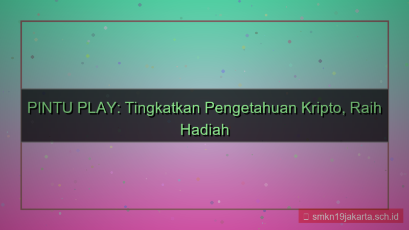 visual PINTU PLAY hashtag pintuplay
