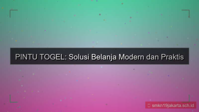 tampilan PINTU TOGEL convenience store pintutogel