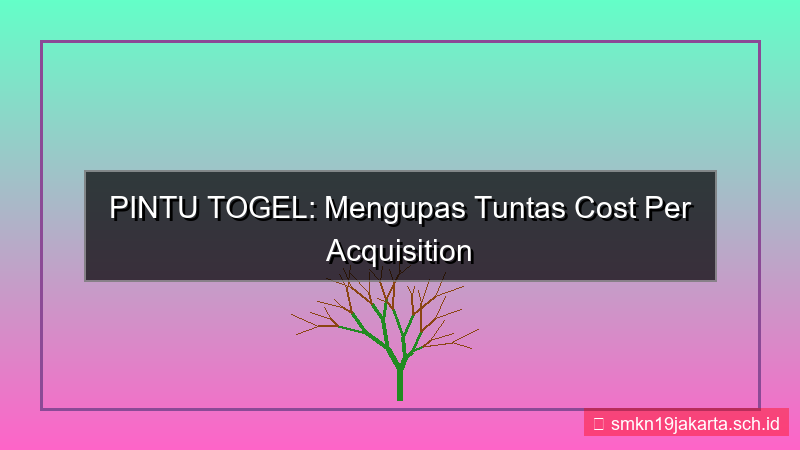 ilustrasi PINTU TOGEL cost per acquisition pintutogel