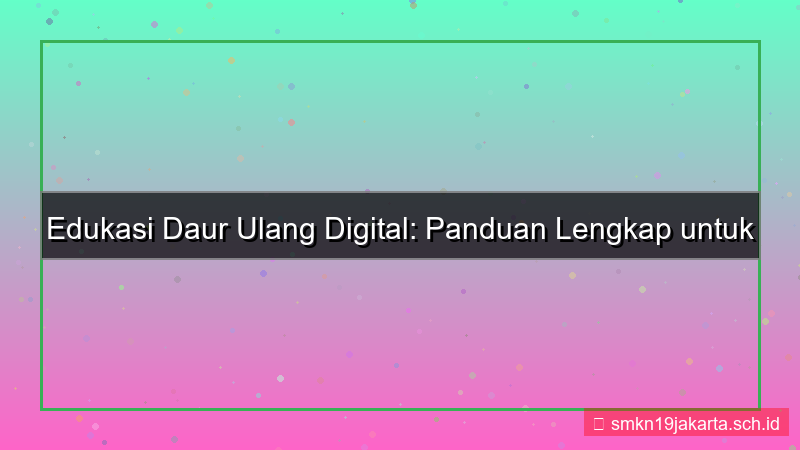 PINTU TOGEL edukasi daur ulang digital