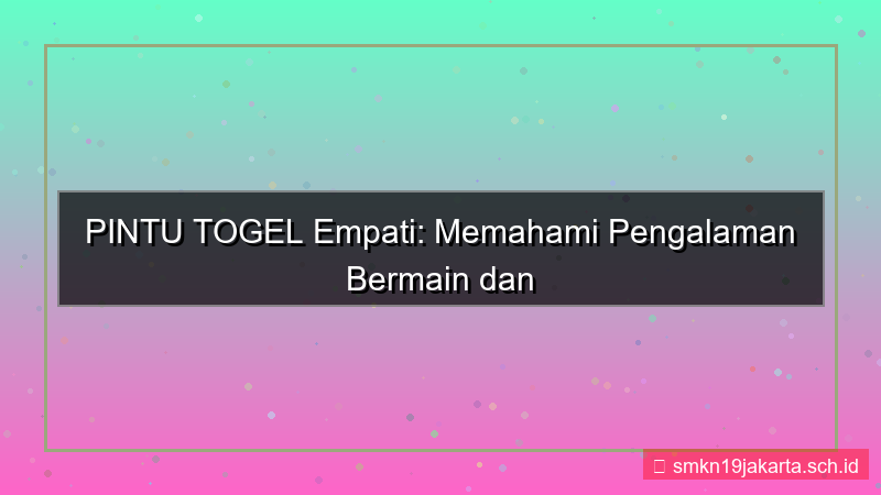 konten PINTU TOGEL empati pintutogel
