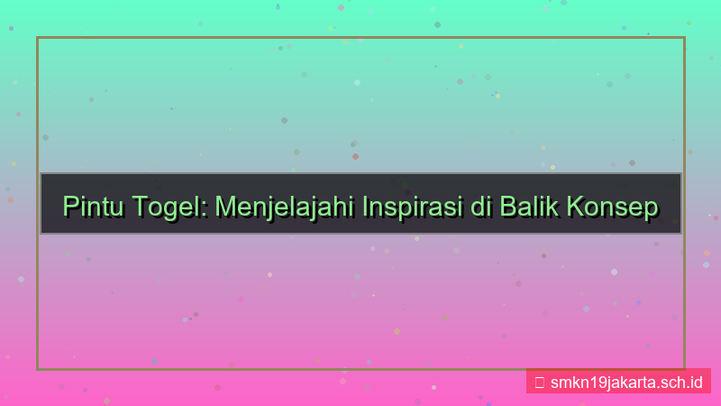 desain PINTU TOGEL inspirasi pintutogel