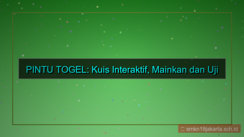 gambar PINTU TOGEL kuis interaktif pintutogel