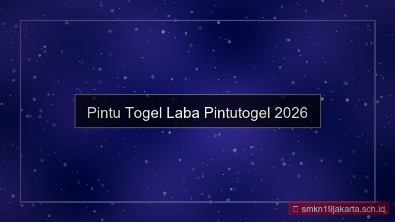 gambar PINTU TOGEL laba pintutogel 2026
