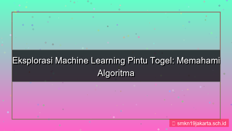 visual PINTU TOGEL machine learning pintutogel