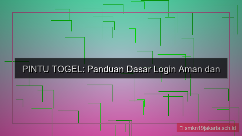 tampilan PINTU TOGEL pintutogel dasar login
