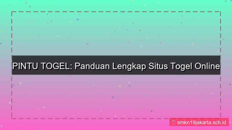 tampilan PINTU TOGEL pintutogel worldwide