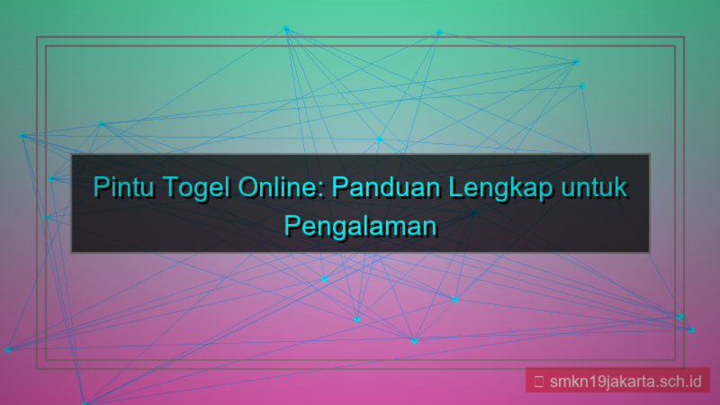 PINTU TOGEL sponsored post pintutogel
