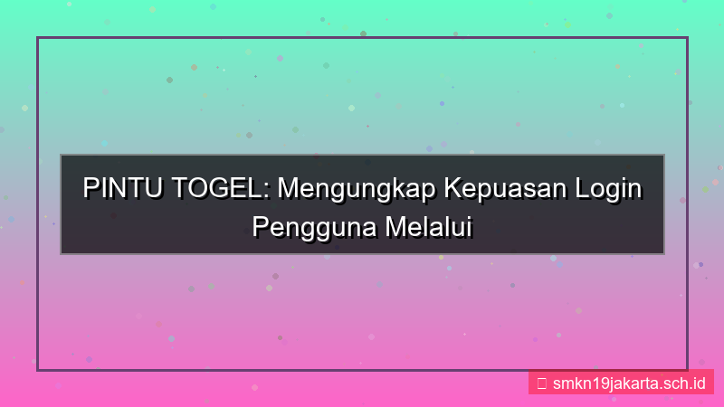 ilustrasi PINTU TOGEL survey kepuasan login
