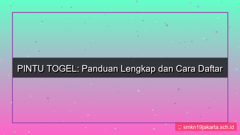 konten PINTU TOGEL tagar daftarpintutogel