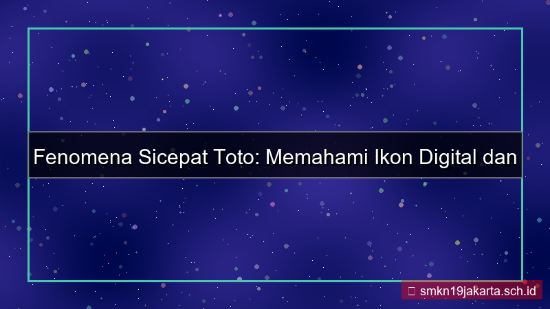 SICEPAT TOTO ikon sicepattoto