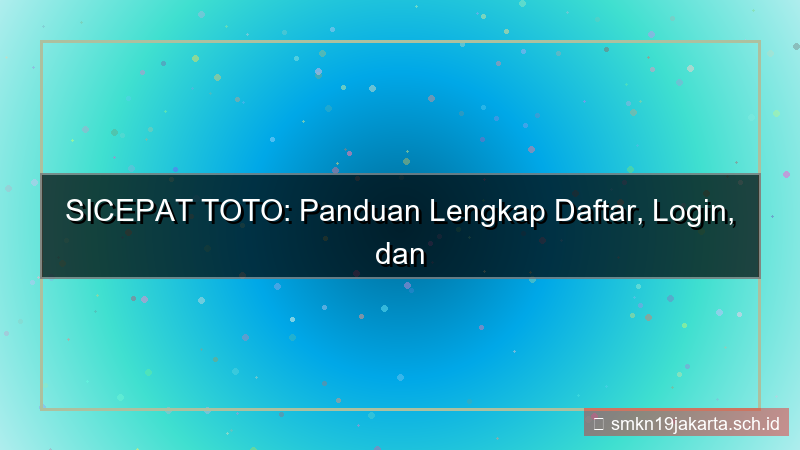 tampilan SICEPAT TOTO maybank daftar sicepattoto
