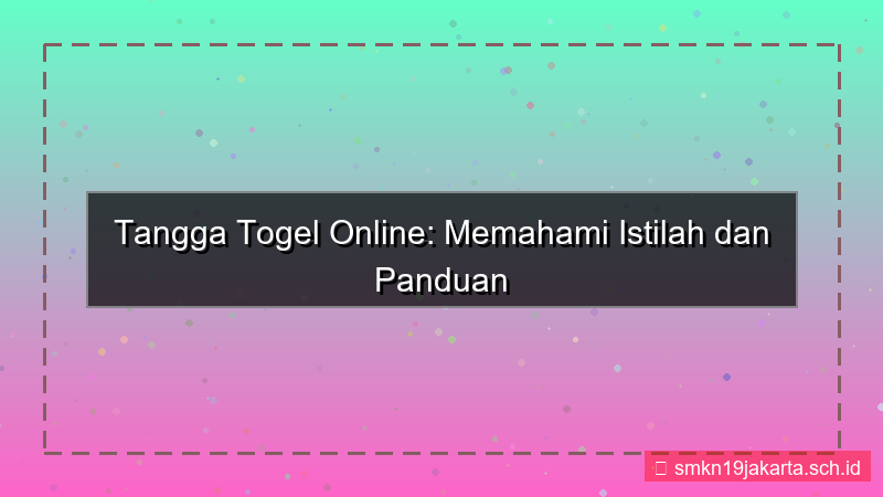 visual TANGGA TOGEL bahasa inggris daftar