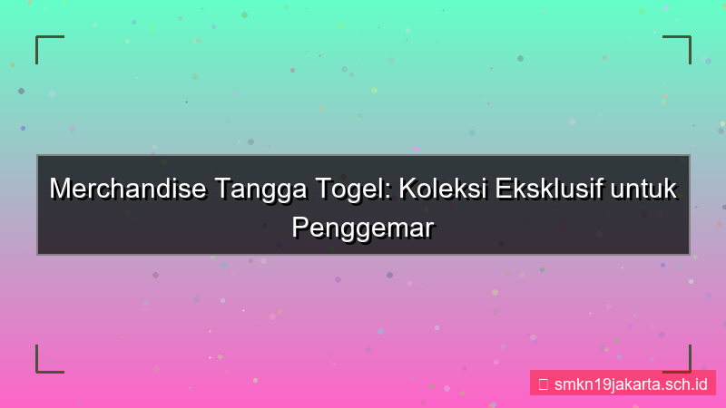 ilustrasi TANGGA TOGEL merchandise tanggatogel