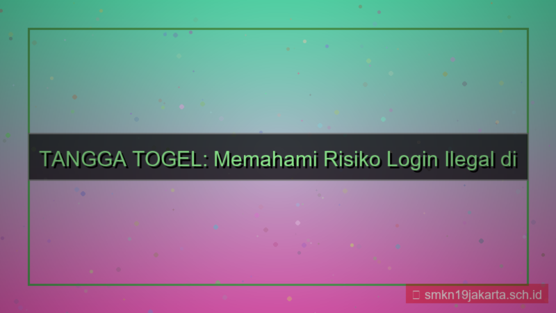 ilustrasi TANGGA TOGEL negara terlarang login