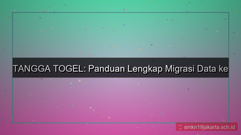 TANGGA TOGEL pindah data antar platform