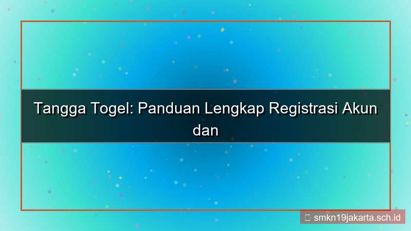 ilustrasi TANGGA TOGEL pulsa registrasi tanggatogel