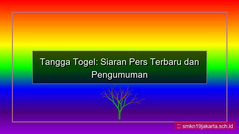 tampilan TANGGA TOGEL siaran pers tanggatogel