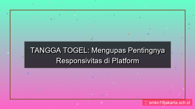 ilustrasi TANGGA TOGEL tanggap tanggatogel