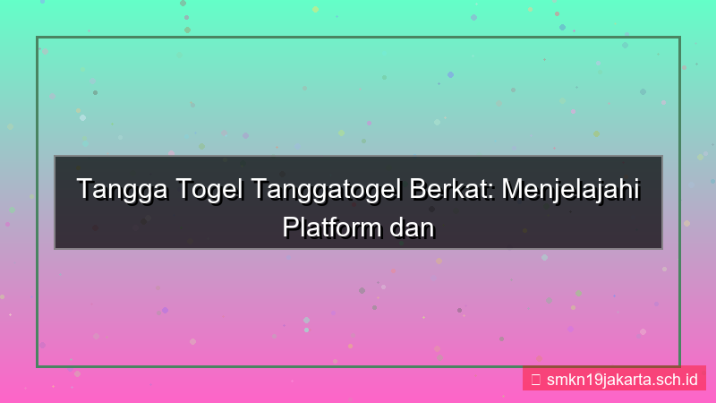 desain TANGGA TOGEL tanggatogel berkat