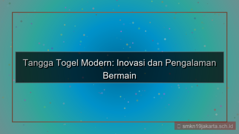 gambar TANGGA TOGEL tanggatogel modern