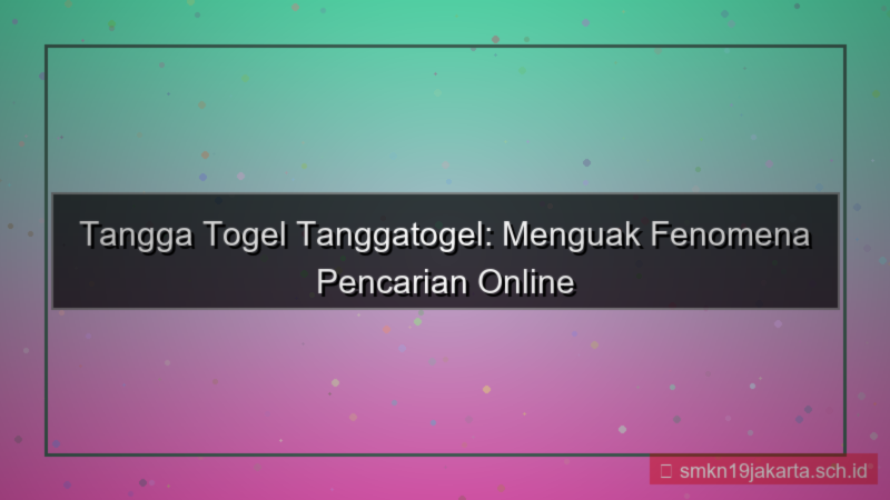 gambar TANGGA TOGEL tanggatogel trending topic