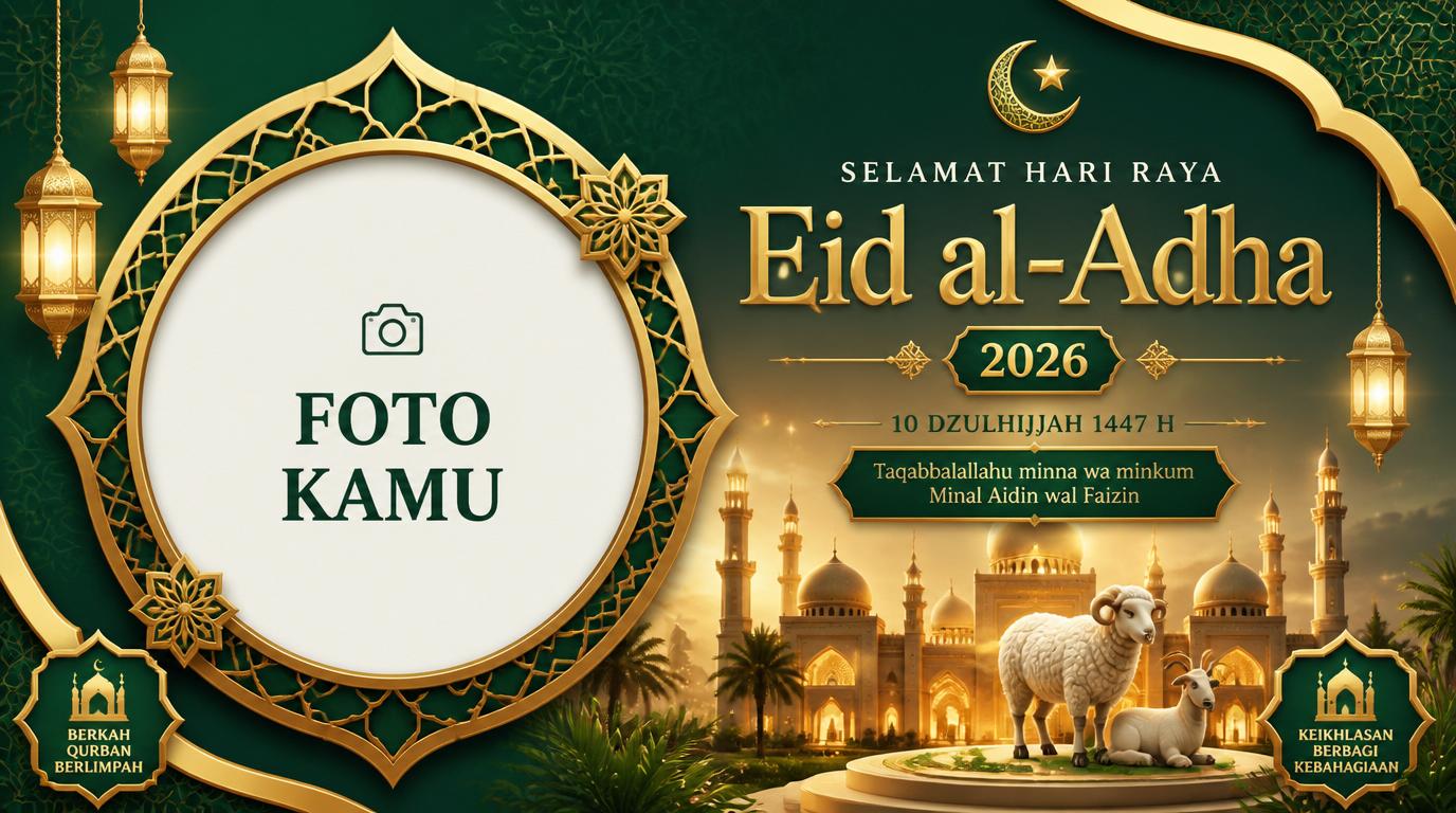 Desain Twibbon Idul Adha 2026