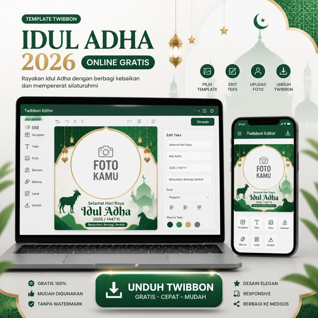 Download Template Twibbon Idul Adha